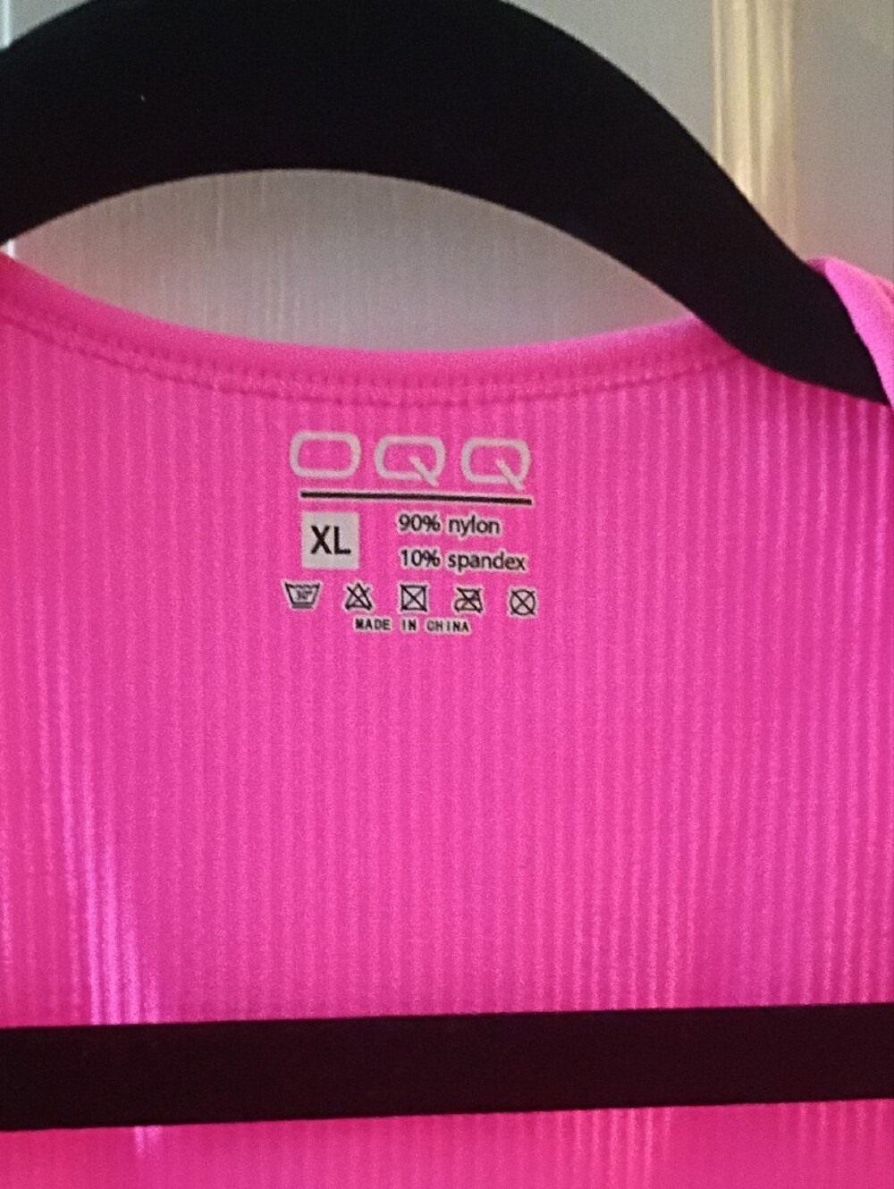 Pink Ribbed One-Piece Tank - Picture 2 of 3